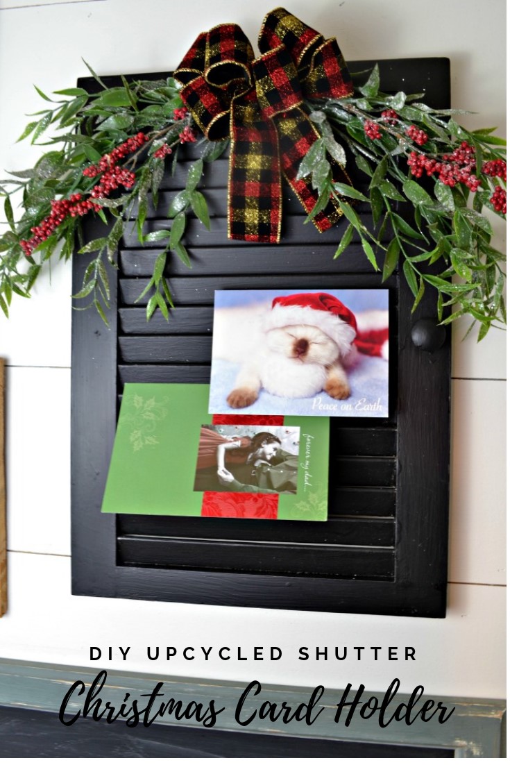 Shutter Christmas Card Holder!