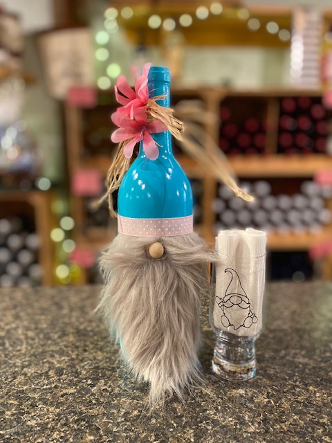 Sold Out! Asti Lane: Gnome Wine Bottle & Glass!