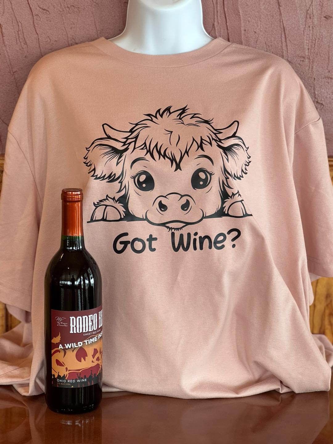 Got Wine? Highland Cow T-Shirt Class with Asti Lane Designs!