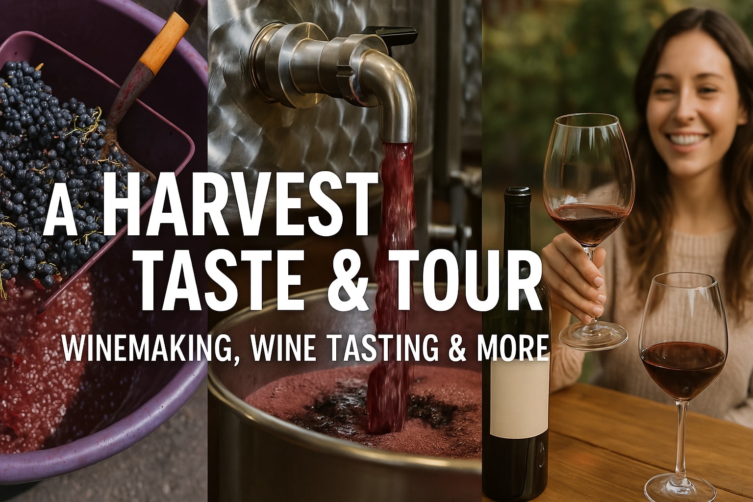 π Harvest, Taste & Tour at The Winery! π·