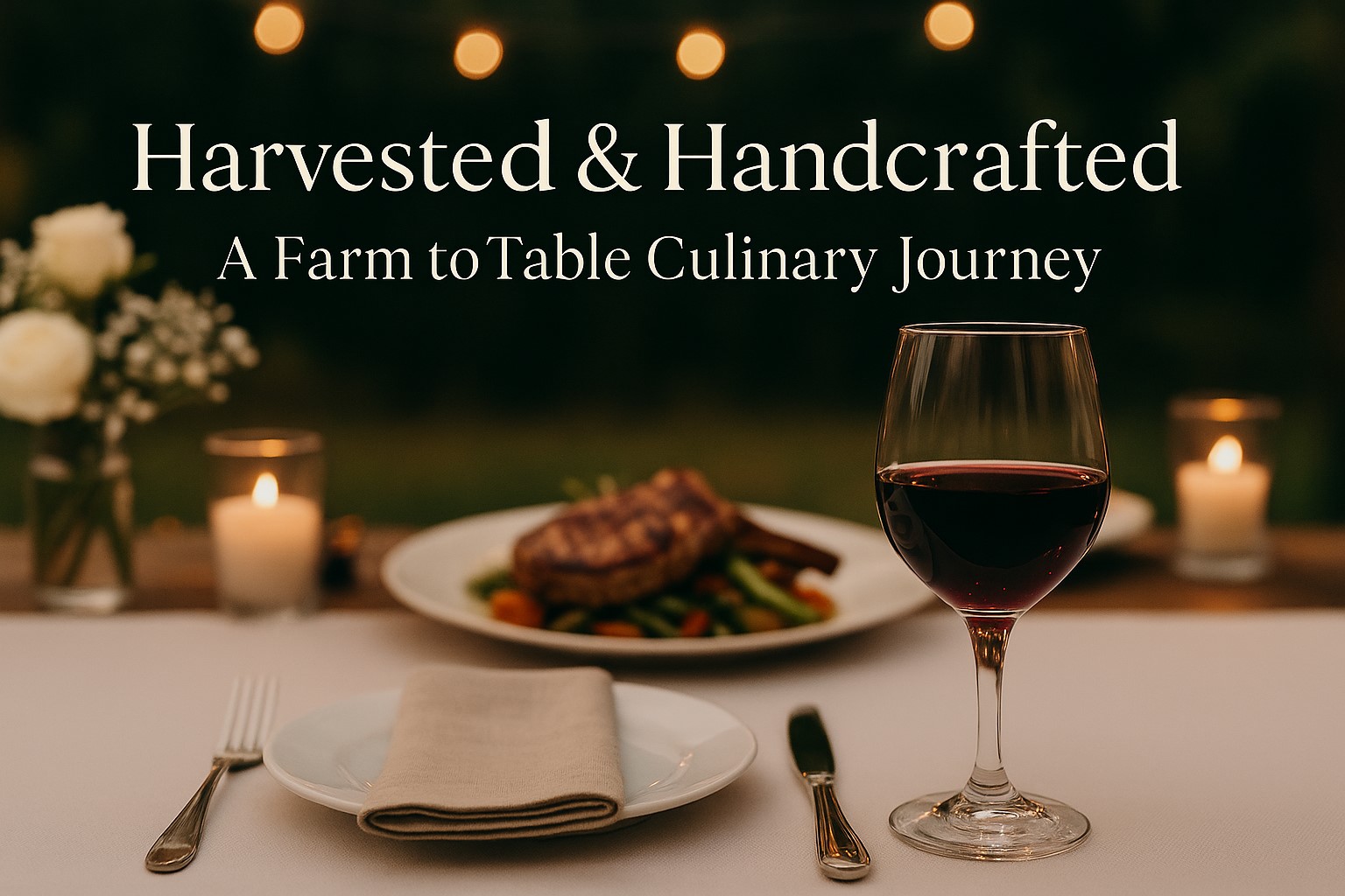 Harvested & Handcrafted: A Farm to Table Culinary Journey