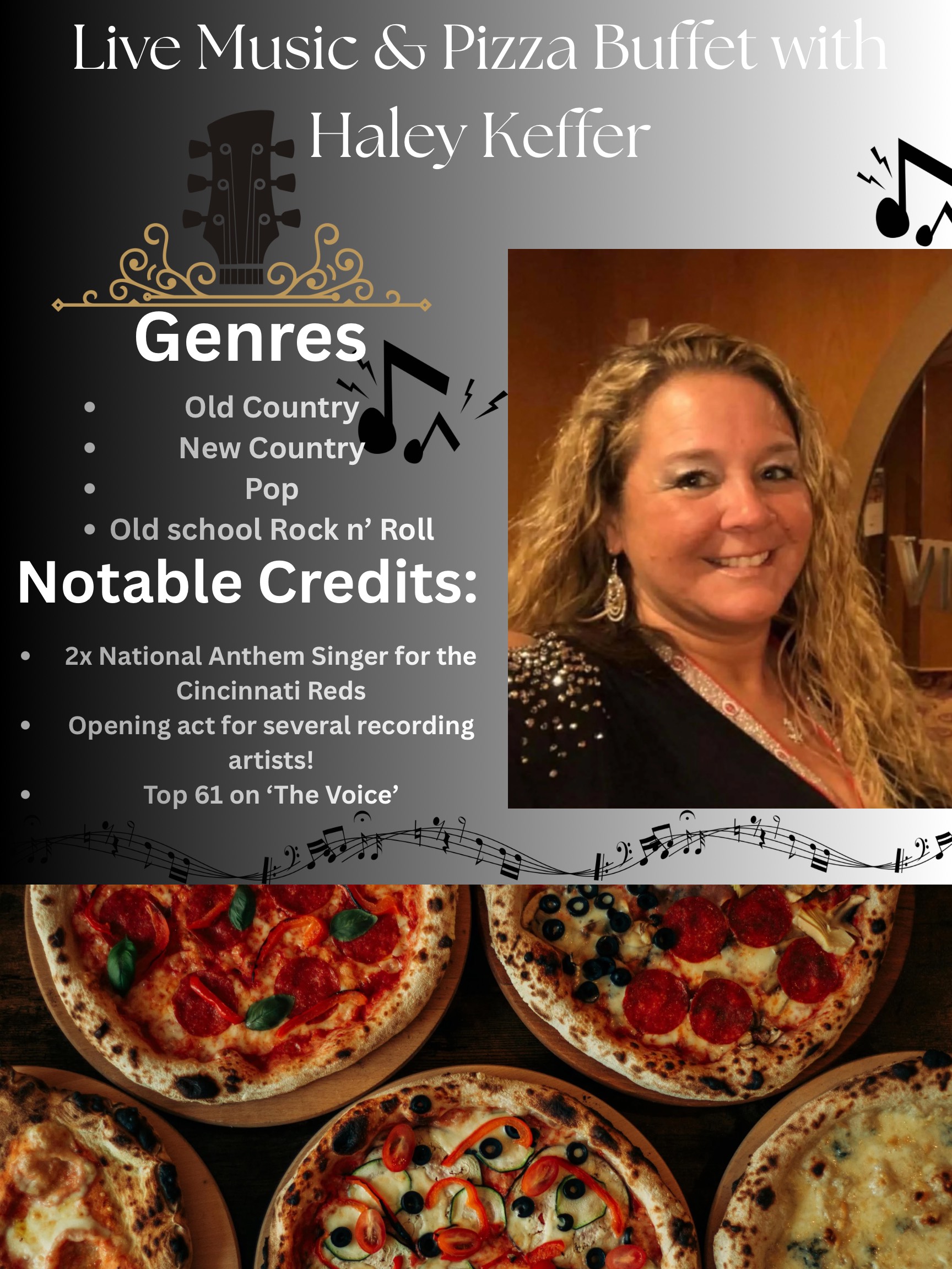 Live Music & Pizza Buffet with Haley Keffer