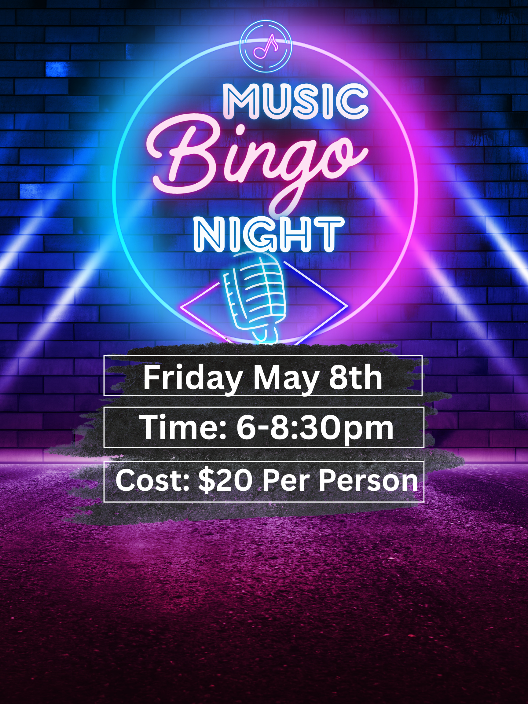 Music Bingo Night
