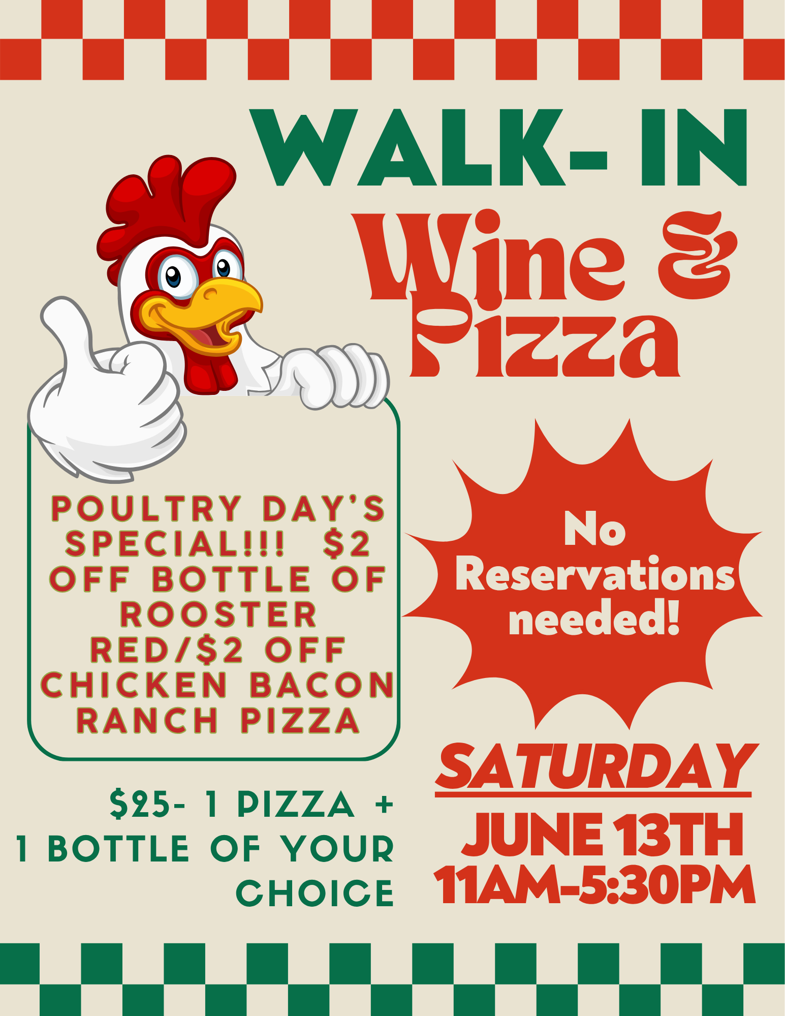Walk-In Wine & Pizza