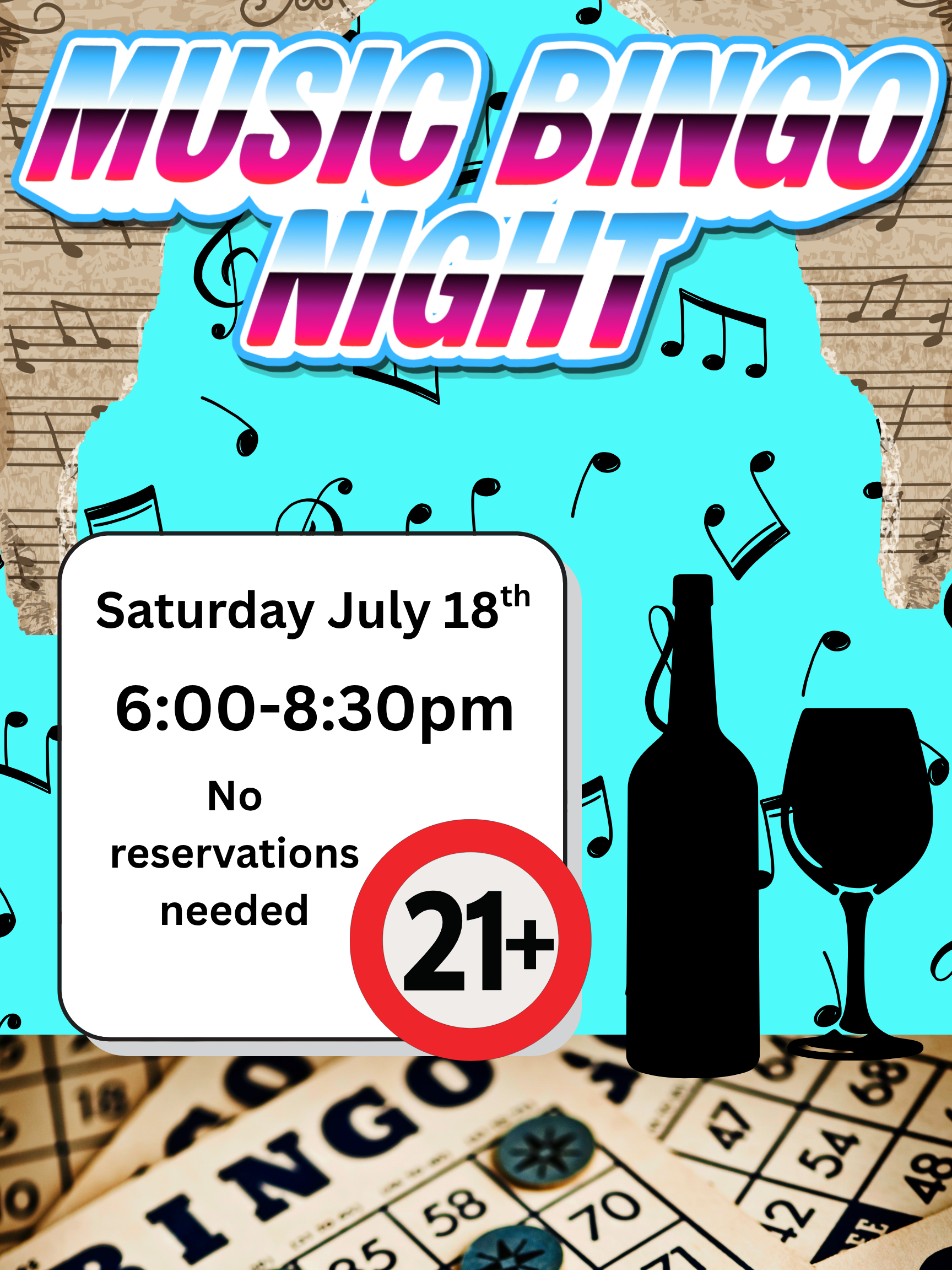 Music Bingo Night